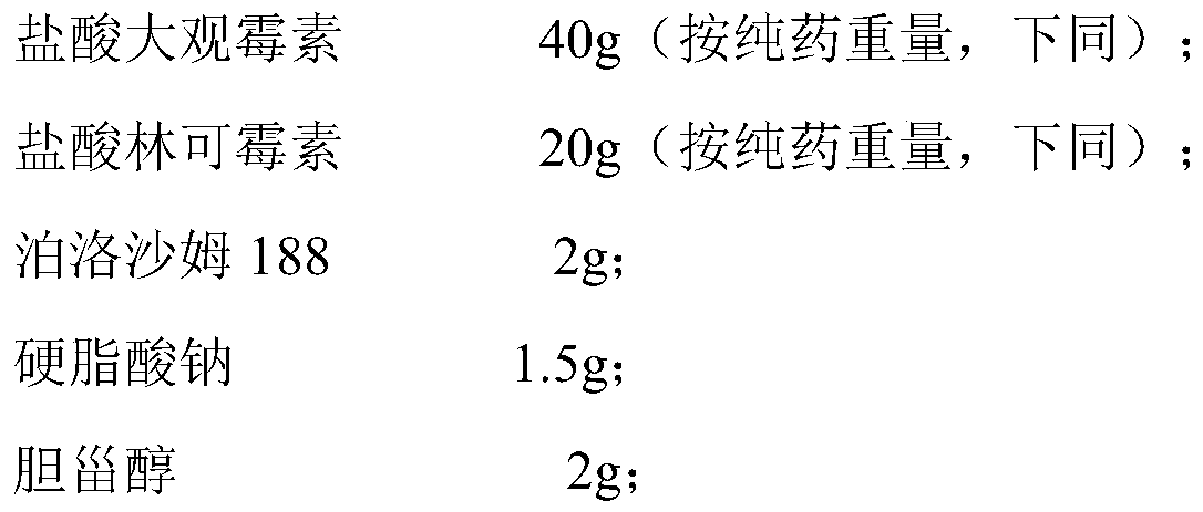 Spectinomycin hydrochloride soluble powder capable of being directly dissolved in oil seedlings and preparation method thereof