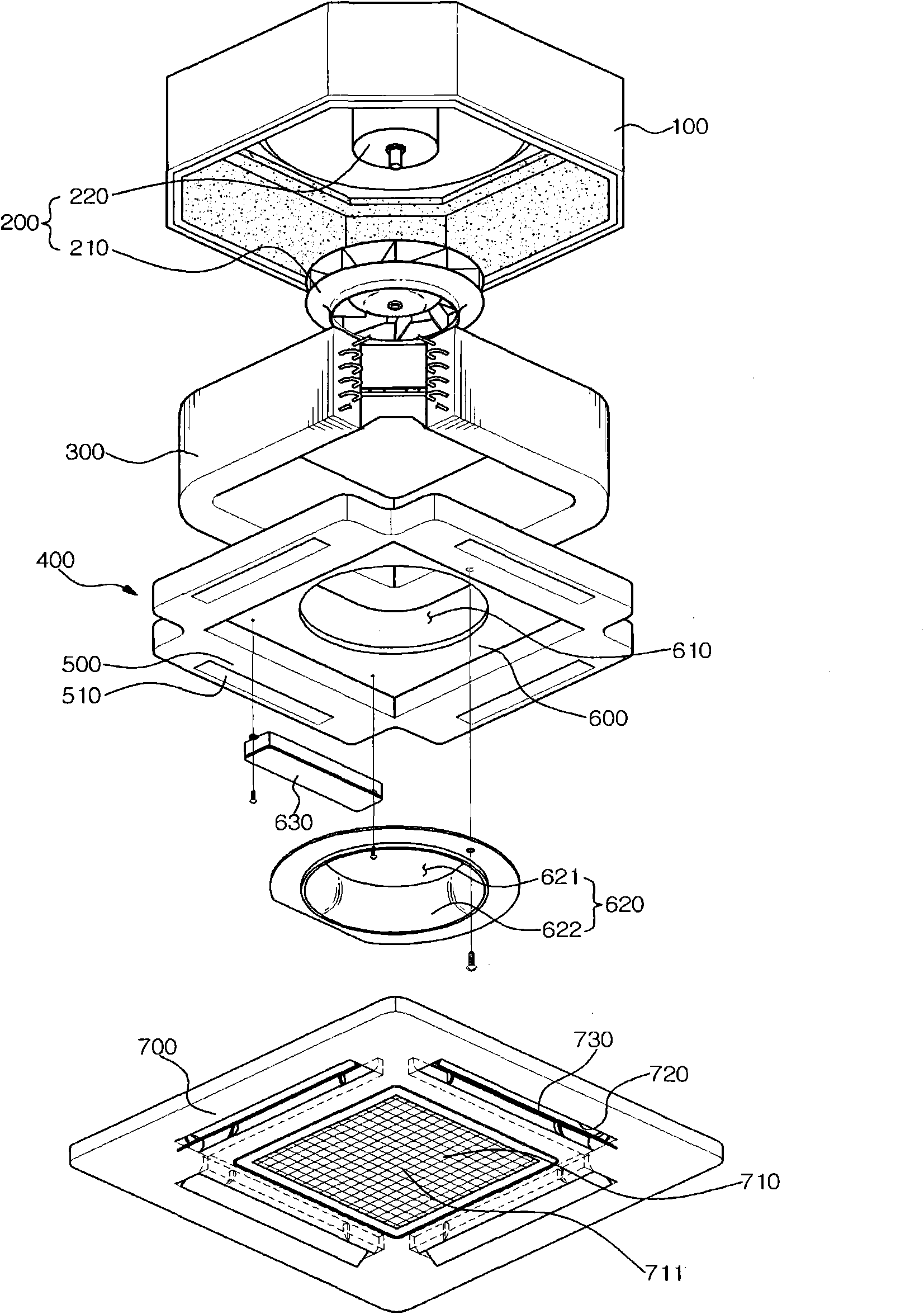 Ceiling type air conditioner