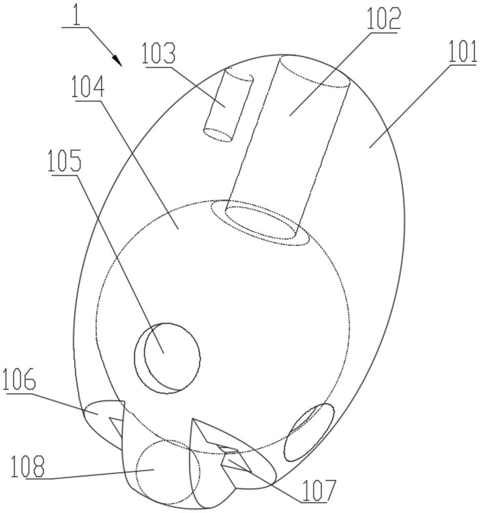 Self-floating deep-sea organism sampling device