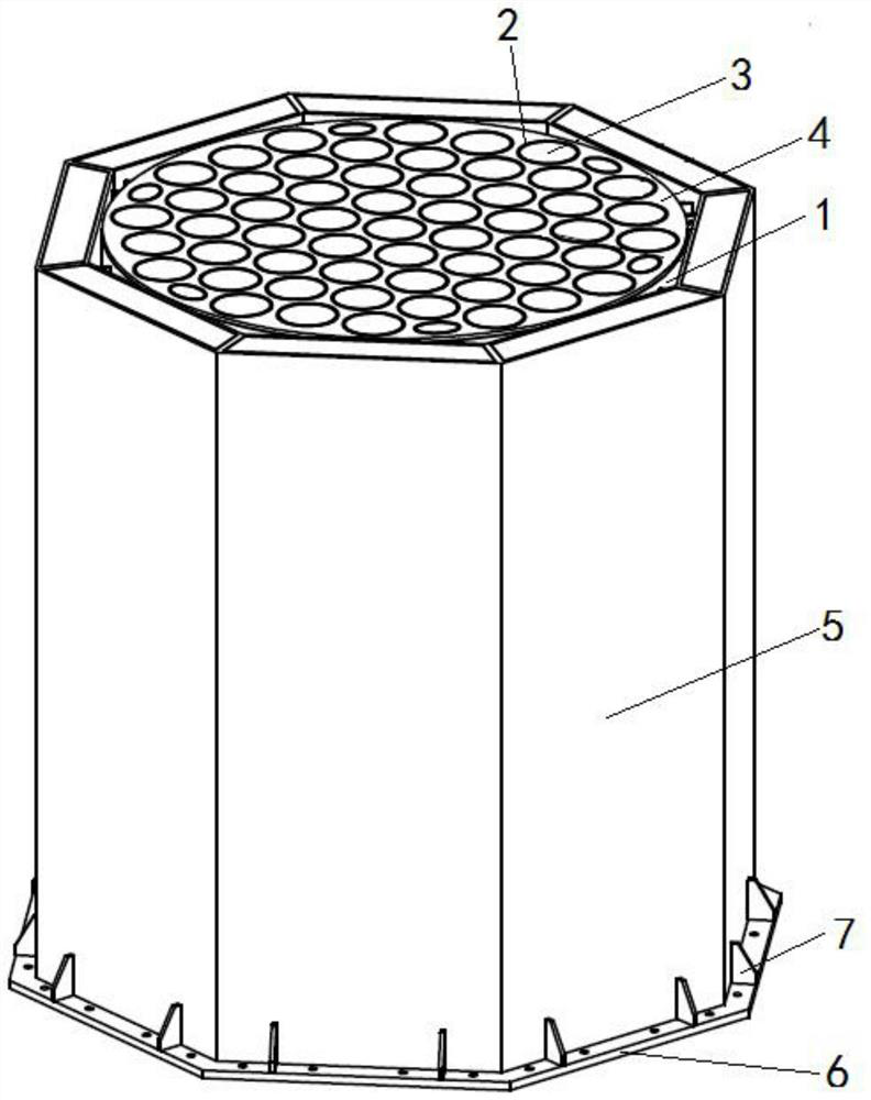 A split tube bundle groove