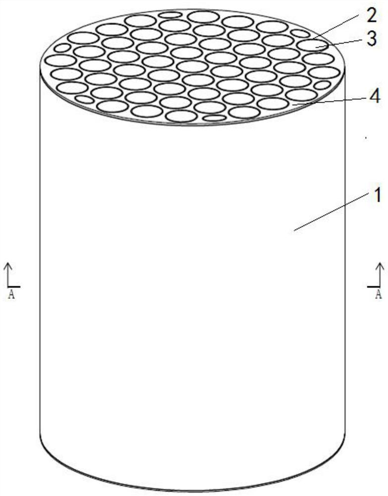 A split tube bundle groove