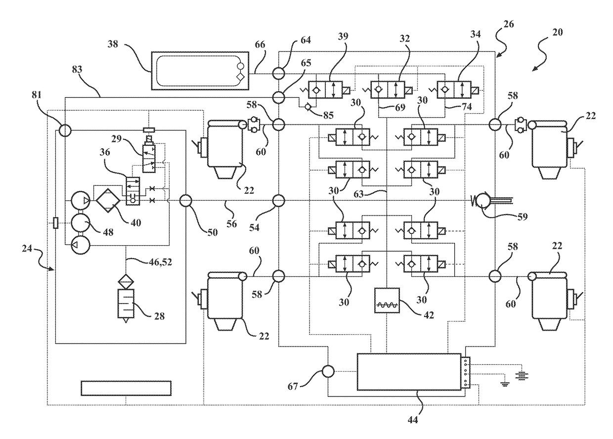 Vehicle Suspension Control System With High Flow Exhaust Mechanization