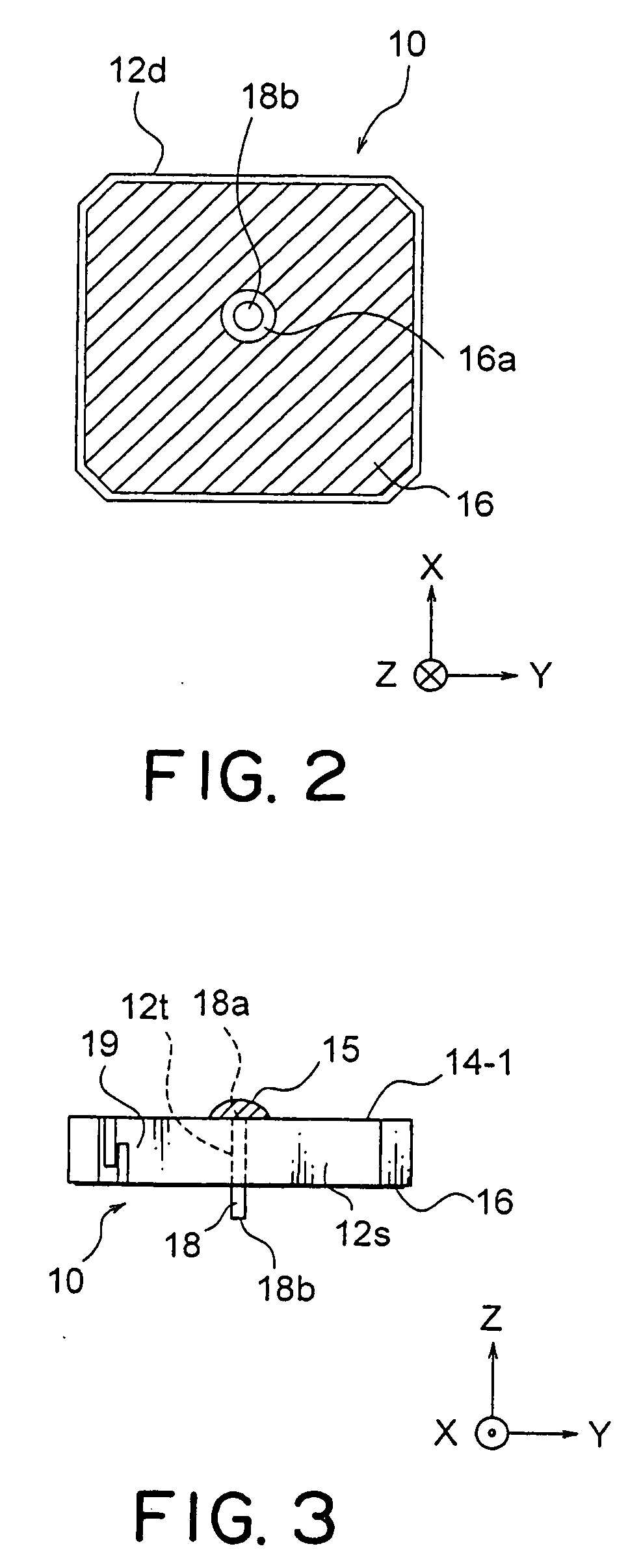 Antenna element and antenna unit capable of receiving two kinds of radio waves