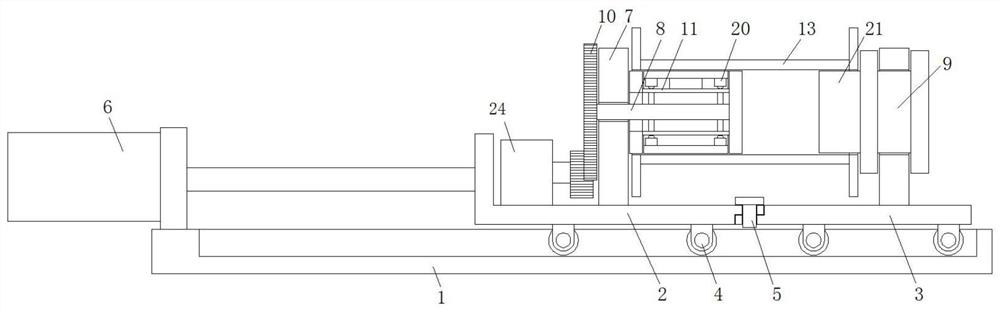 A metal wire winding device