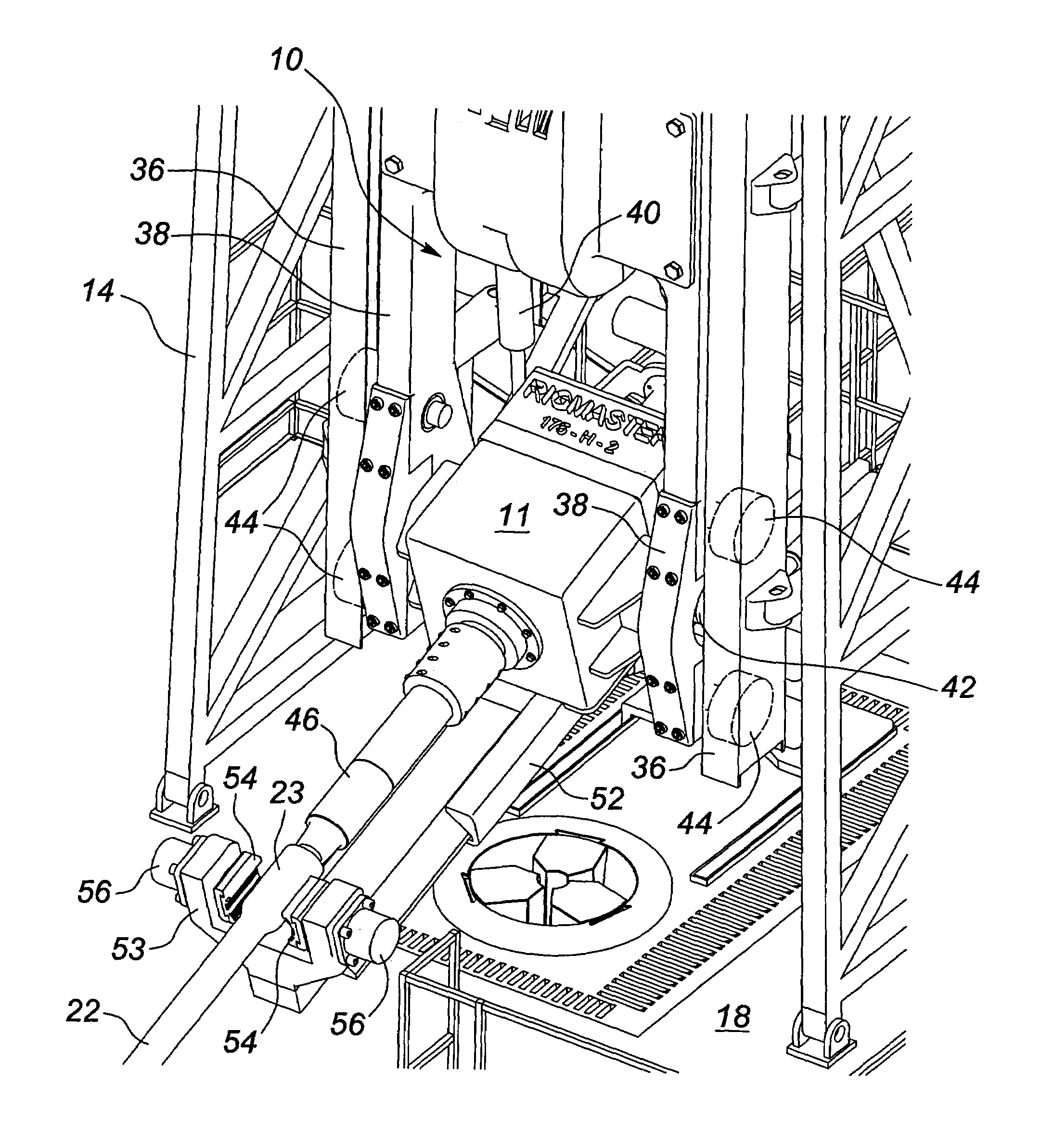 Method and system for connecting pipe to a top drive motor