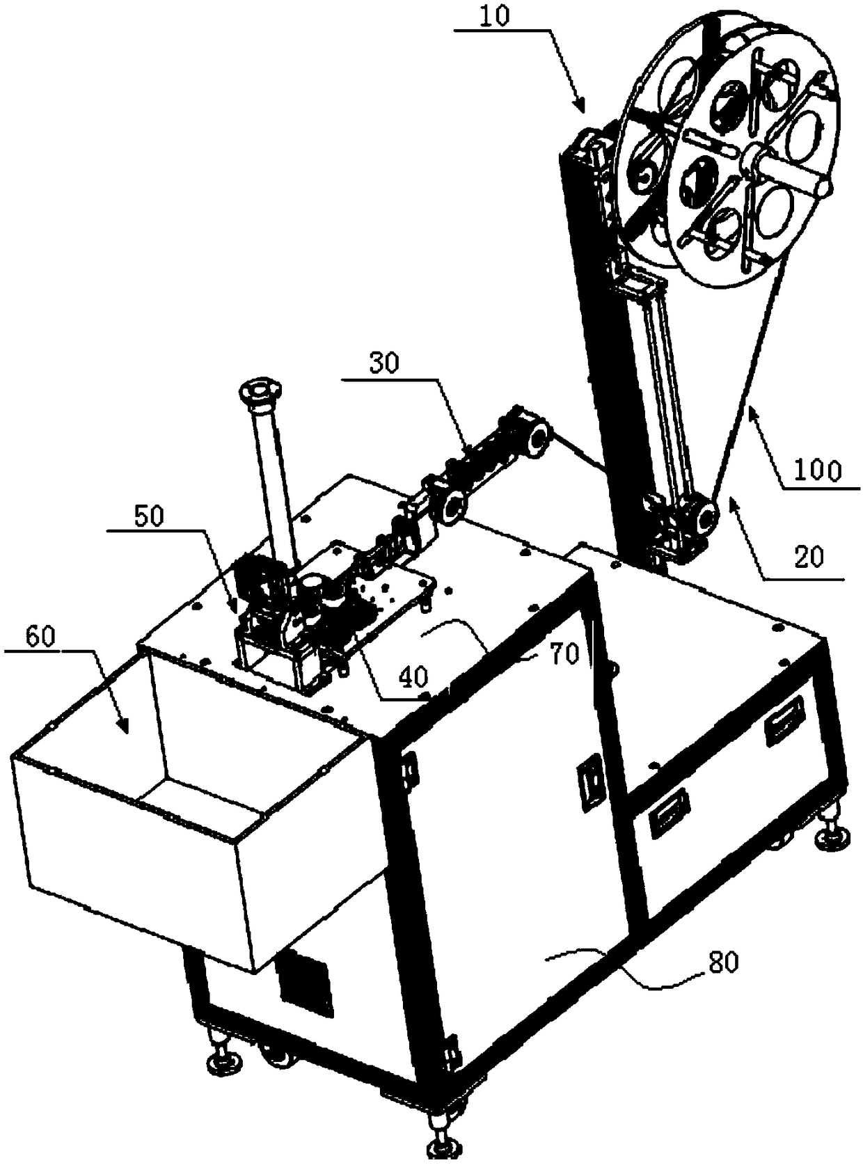 Full-automatic optical fiber cutting machine