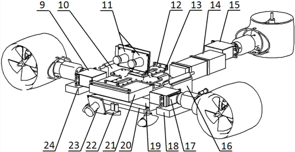 Six-degree-of-freedom underwater robot