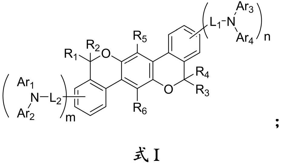 A benzopyran-based luminescent auxiliary material and its preparation method and organic electroluminescent device