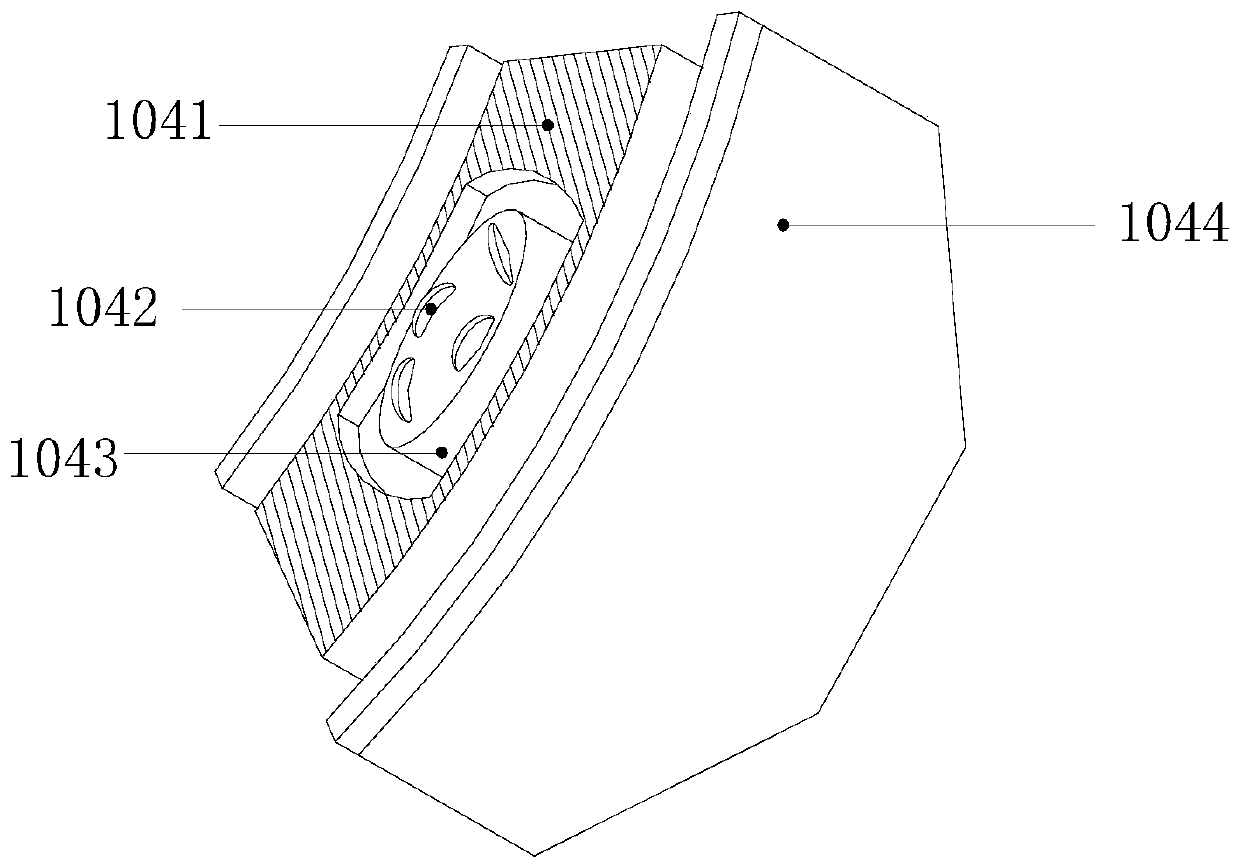 A wooden packaging box for oil drill pipe joints based on the principle of side milling