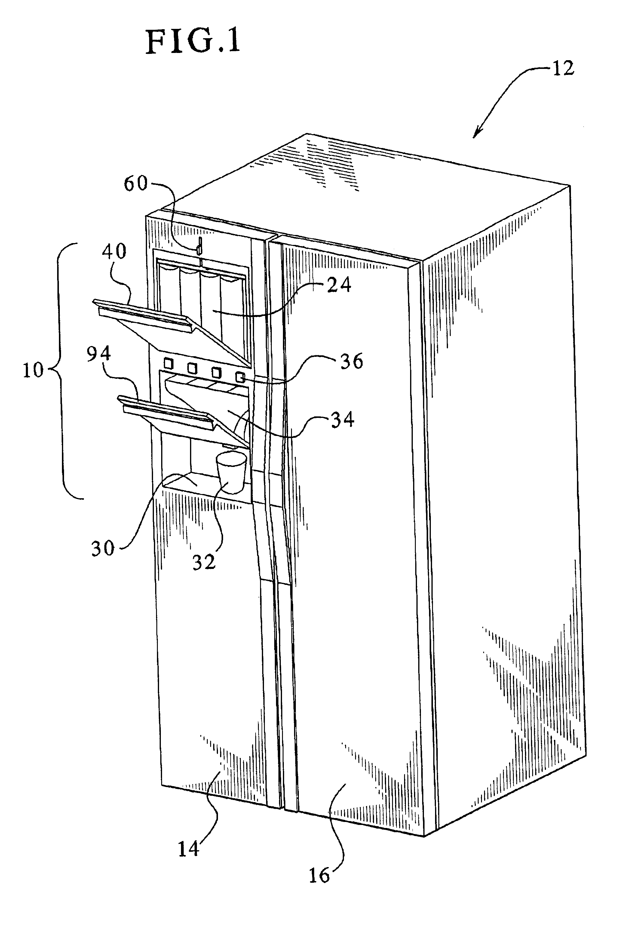 Beverage dispensing apparatus having drink supply canister holder