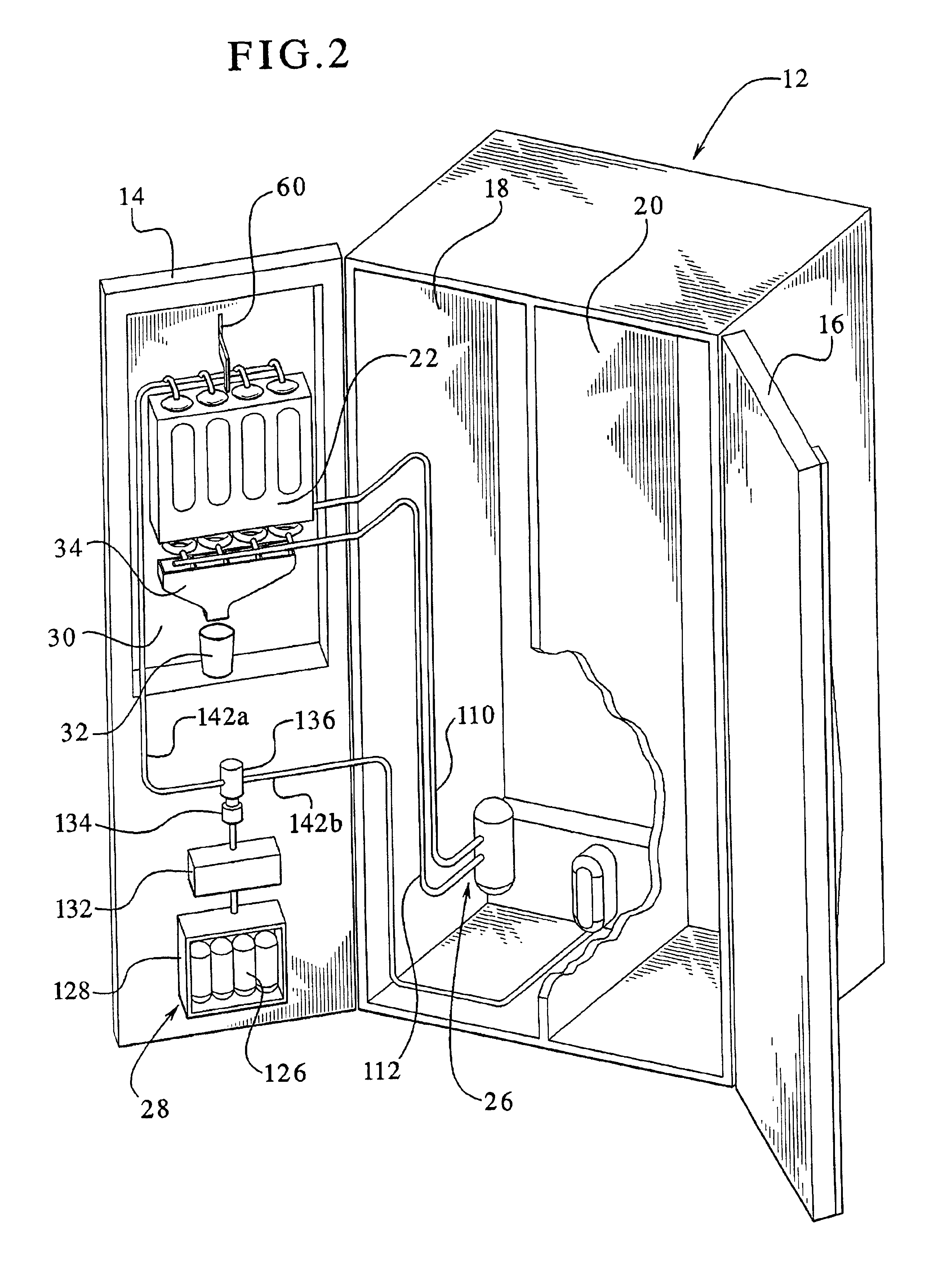 Beverage dispensing apparatus having drink supply canister holder