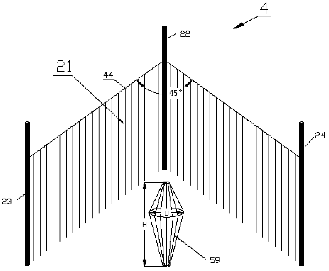 Omnidirectional short-wave high-gain antenna array suitable for use over near, middle and far communication distances