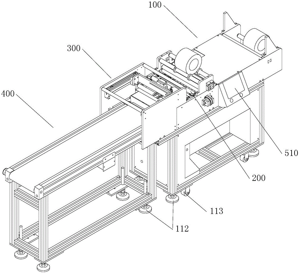 Automatic coating and cutting machine