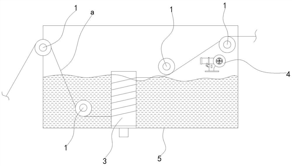 PEEK electromagnetic wire cooling device