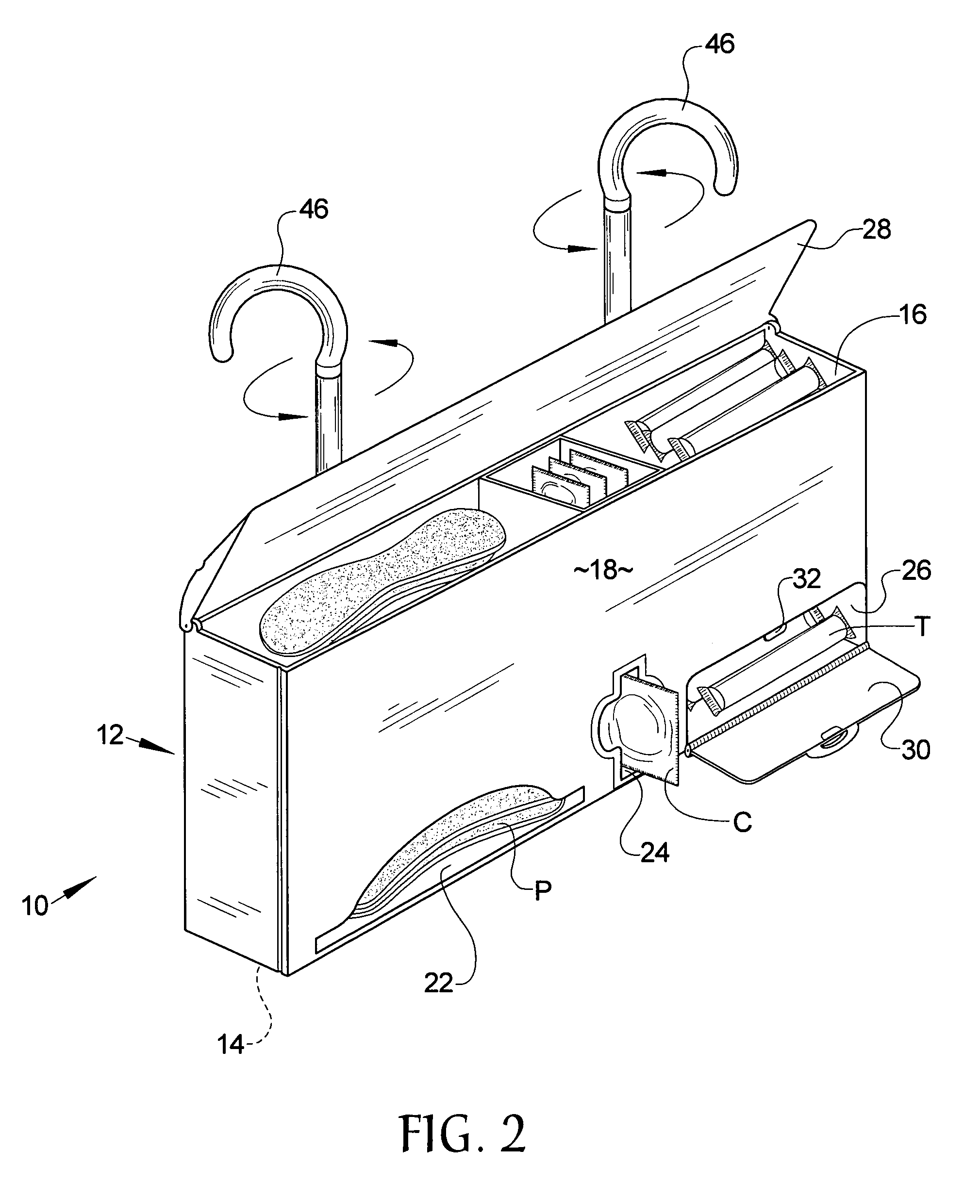 Personal effects dispenser