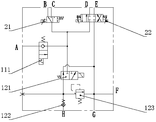 Hydraulic combination valve