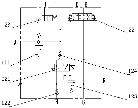 Hydraulic combination valve