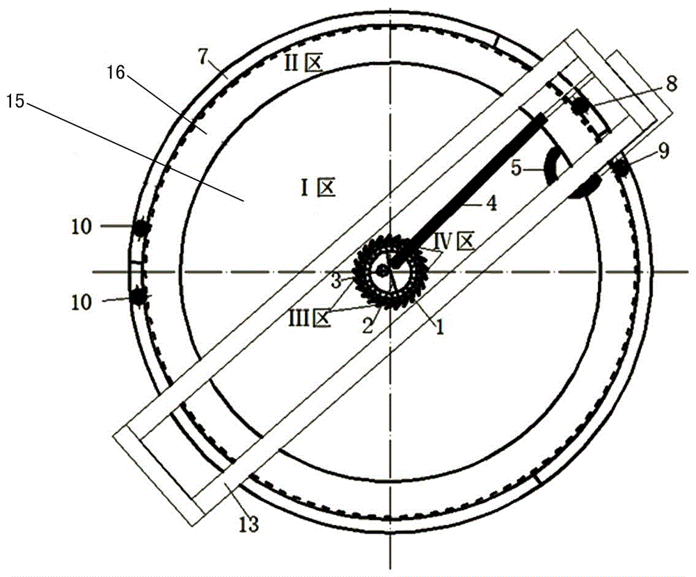 Arc surface spreading flow film sorting machine