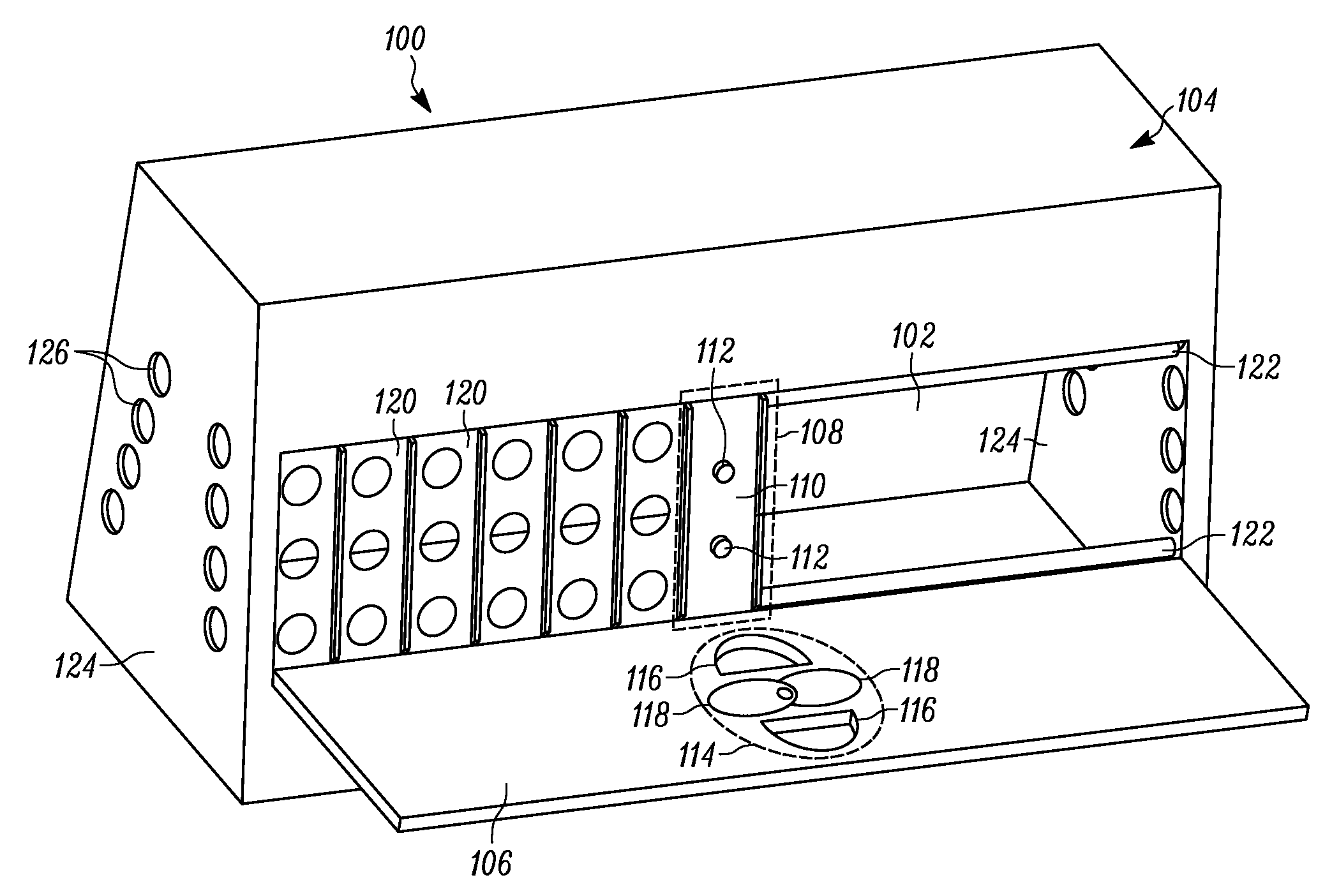 Accelerated Weathering Test Apparatus with Calibration-Access Assembly