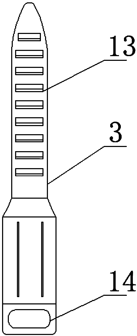 Pesticide liquid spraying device