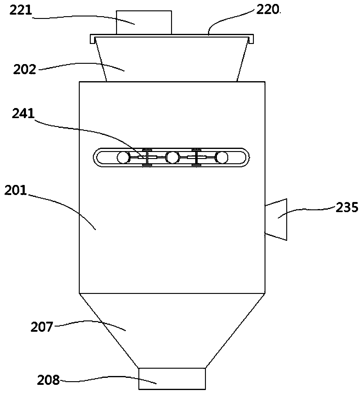 Composite organic fertilizer dust-proof smashing device and control method thereof