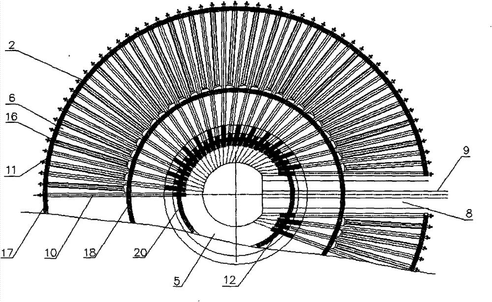 Powdery material homogenizing steel plate silo and use method thereof