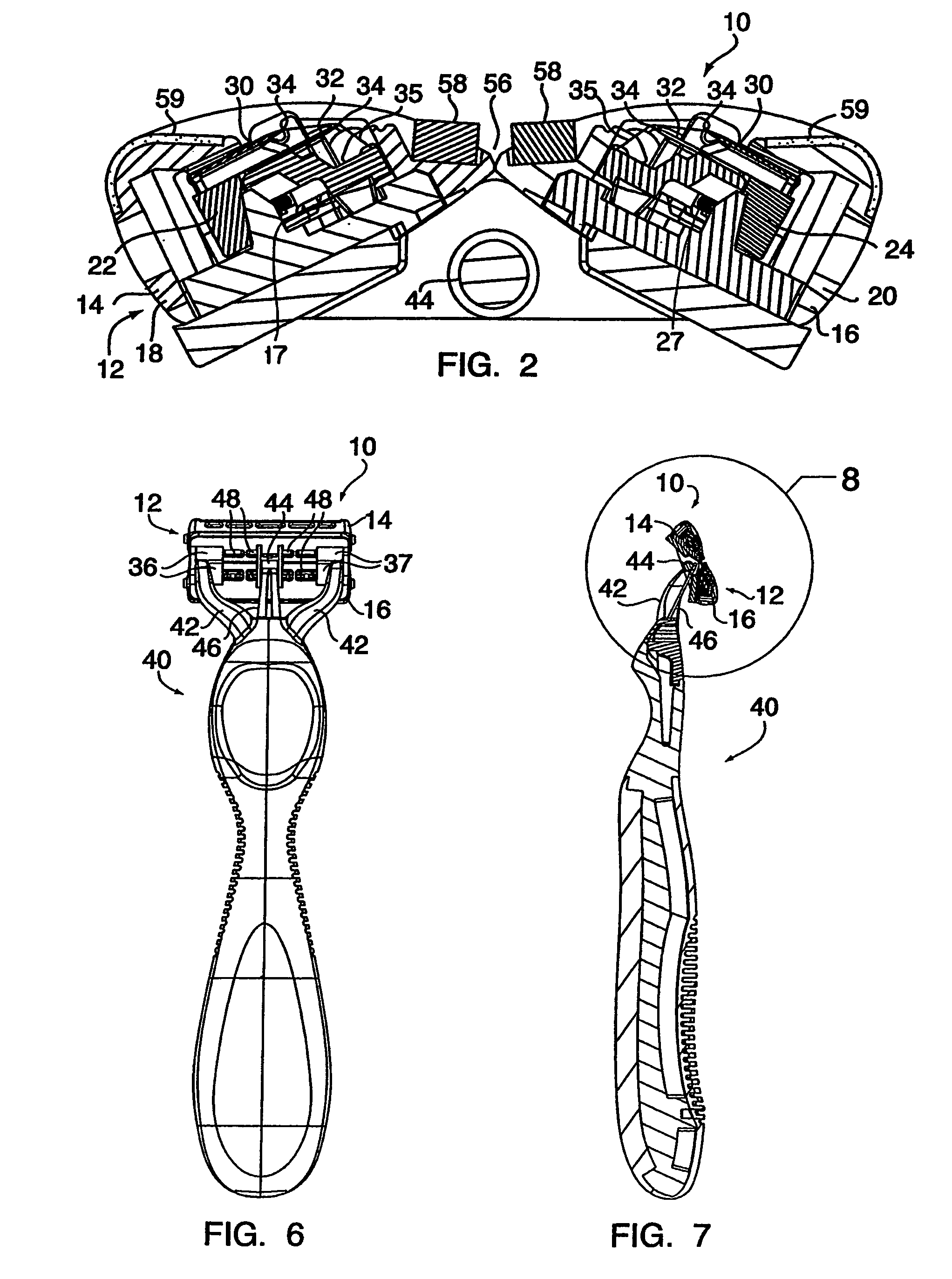 Bidirectional shaving implement