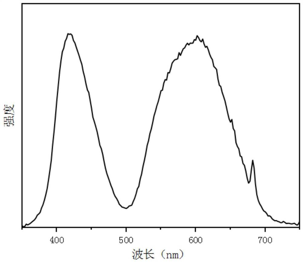 Novel chromium-doped double-borate near-infrared fluorescent powder and light source prepared from novel chromium-doped double-borate near-infrared fluorescent powder