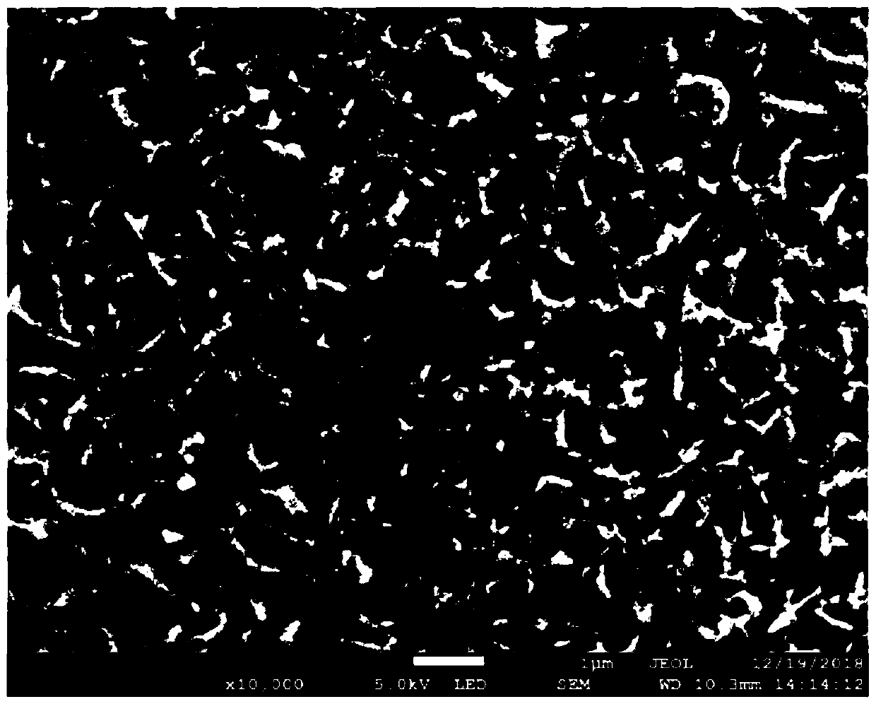 Pd/MnO2-Ni electrode as well as preparation method and application thereof