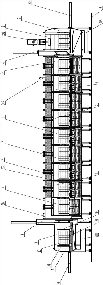 Continuous vacuum sintering furnace