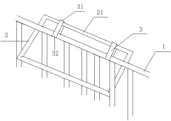 Sow obstetric table structure for preventing piggy from being pressed