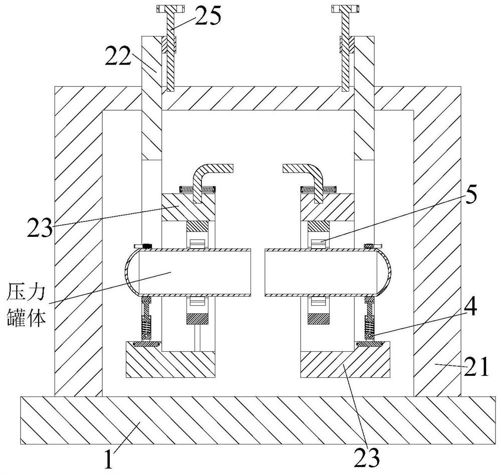 A chemical pressure vessel body manufacturing and processing system