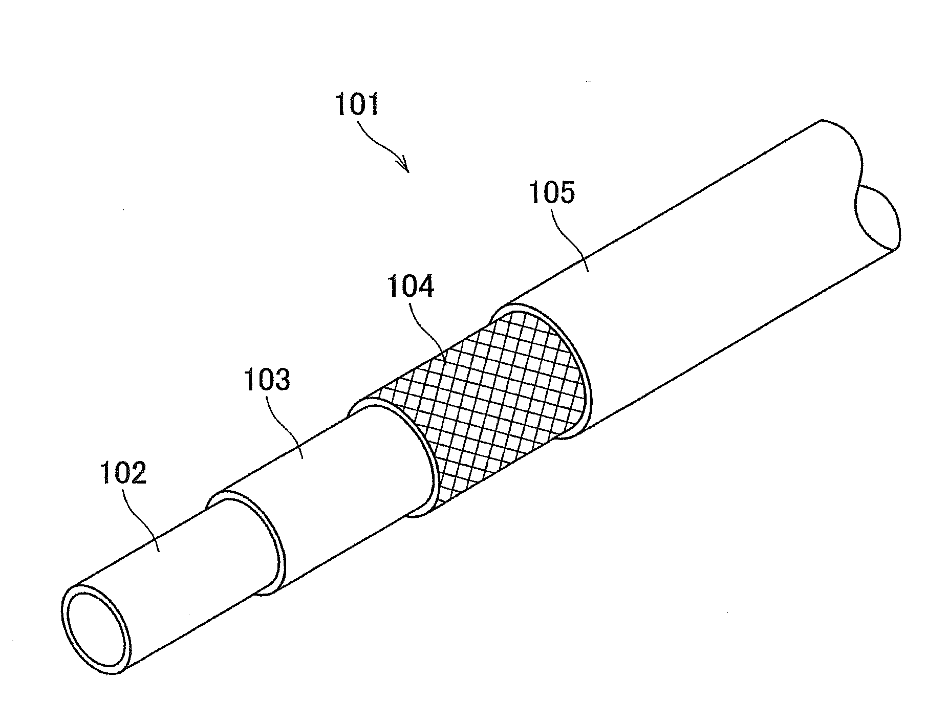 Butyl rubber composition and hose using same