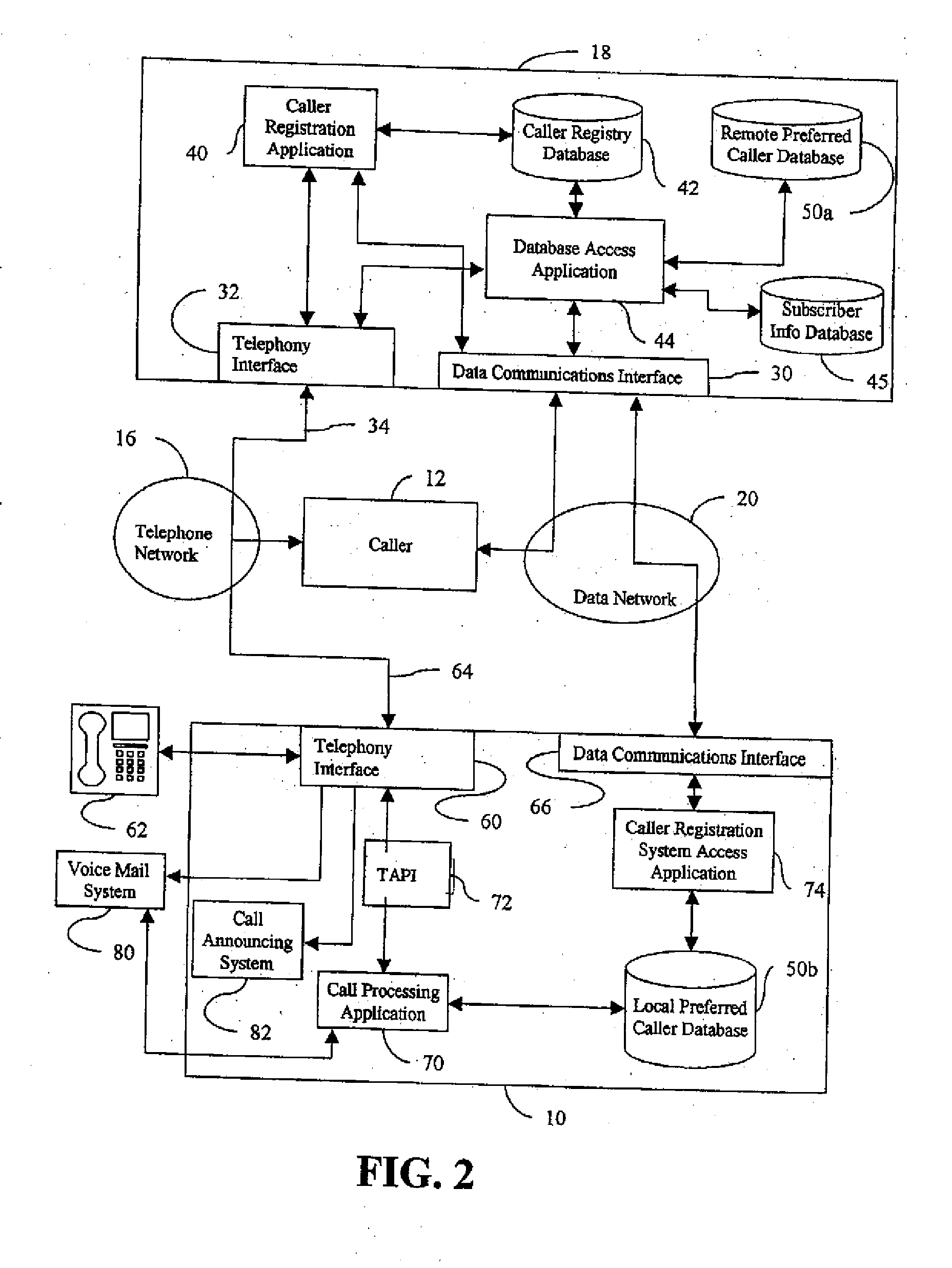 Telephone Call Screening System and Method and Caller Registration System and Method For Use Therewith