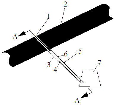 Infrared method for improving coal bed gas extraction rate