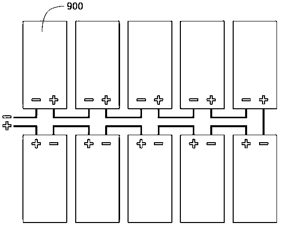 Battery module with same-side electrode output