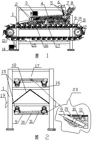 Knife chain type chipping machine