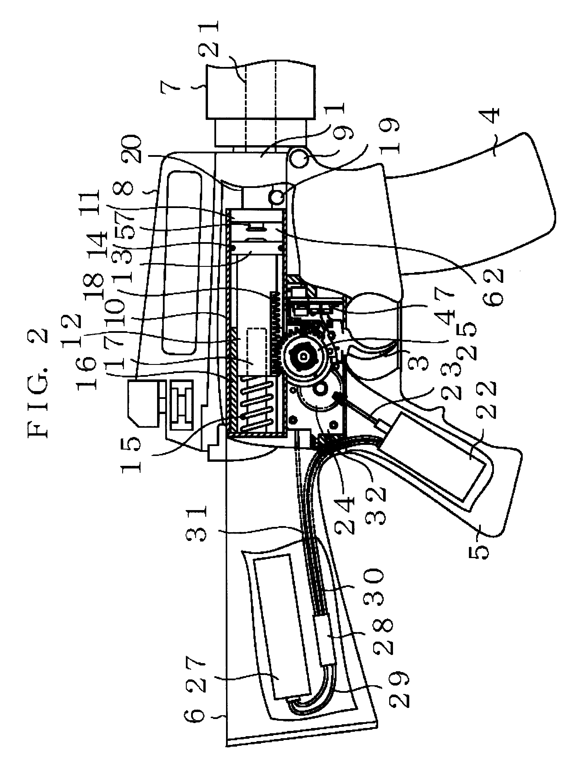 Air Gun and Firing Stop Control Method