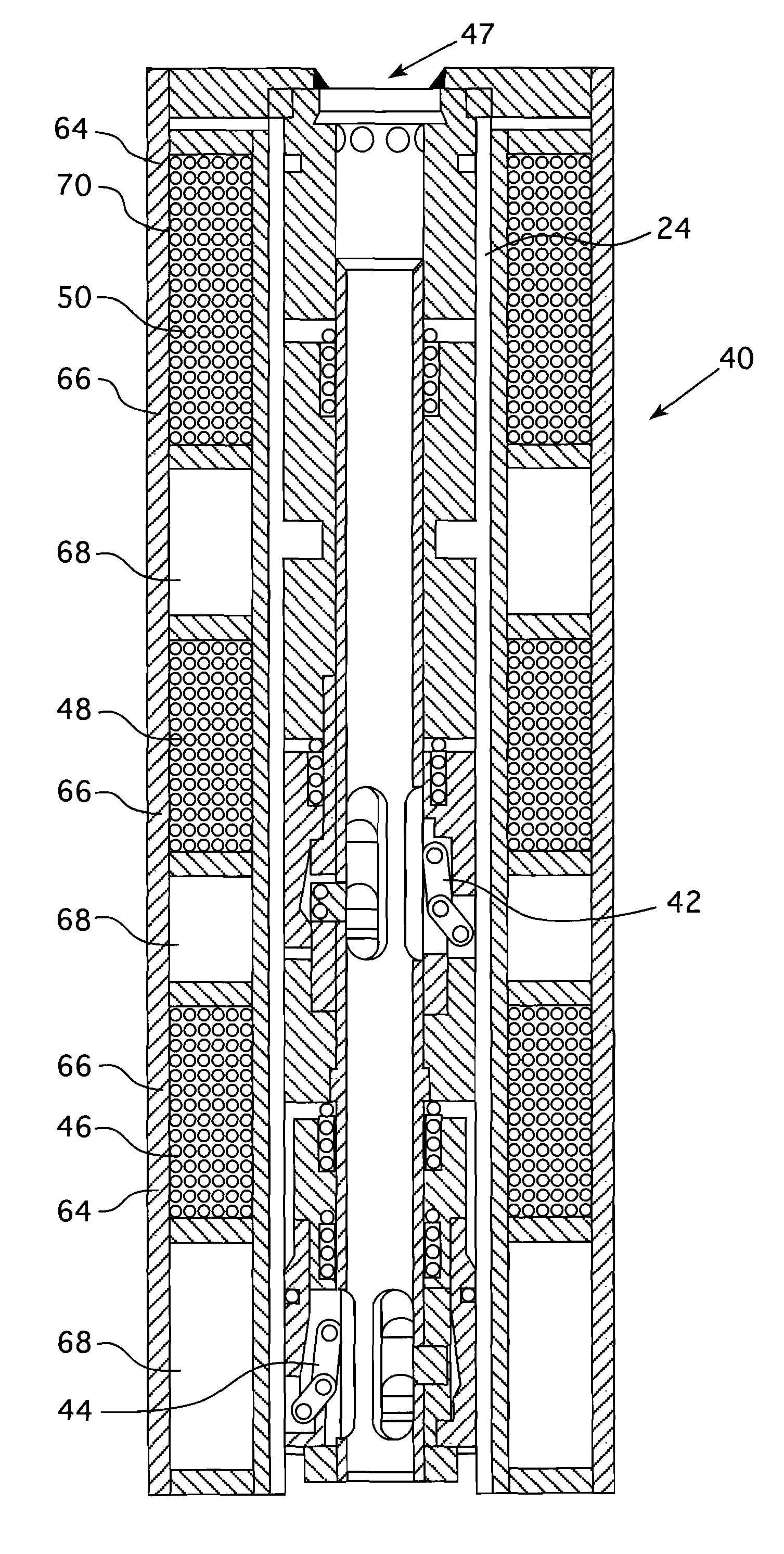 Nuclear reactor internal electric control rod drive mechanism assembly