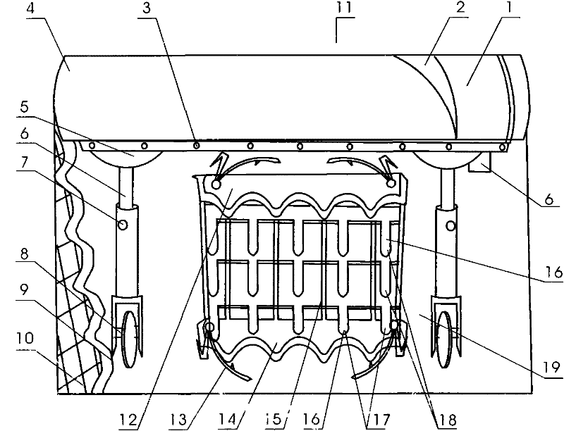 Houses for breeding silkworms with living folium mori, row clipping cocooning frames and method