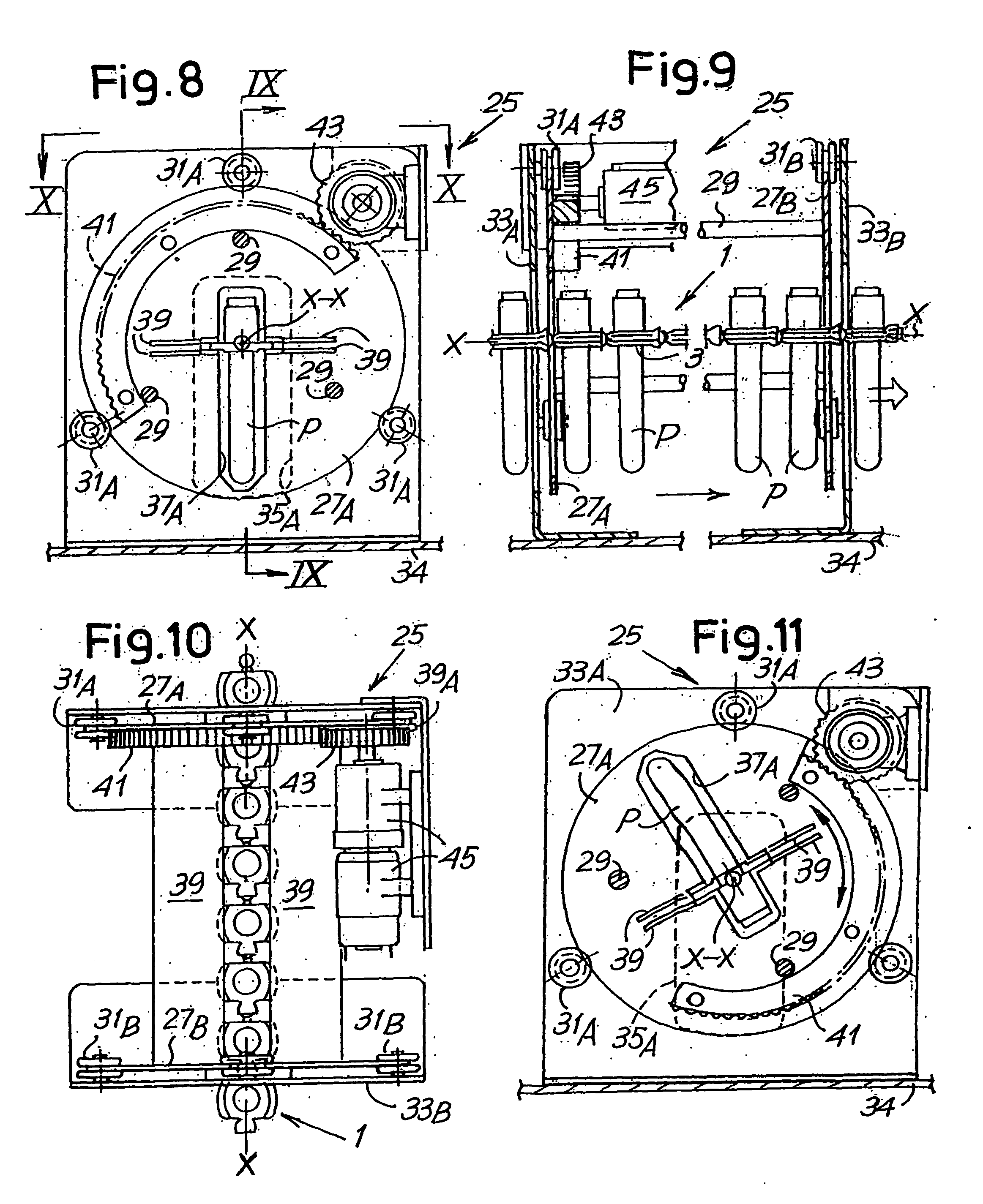 Device for performing analyses on biological fluids and related method