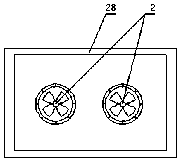 Refrigerating device for providing cooling water