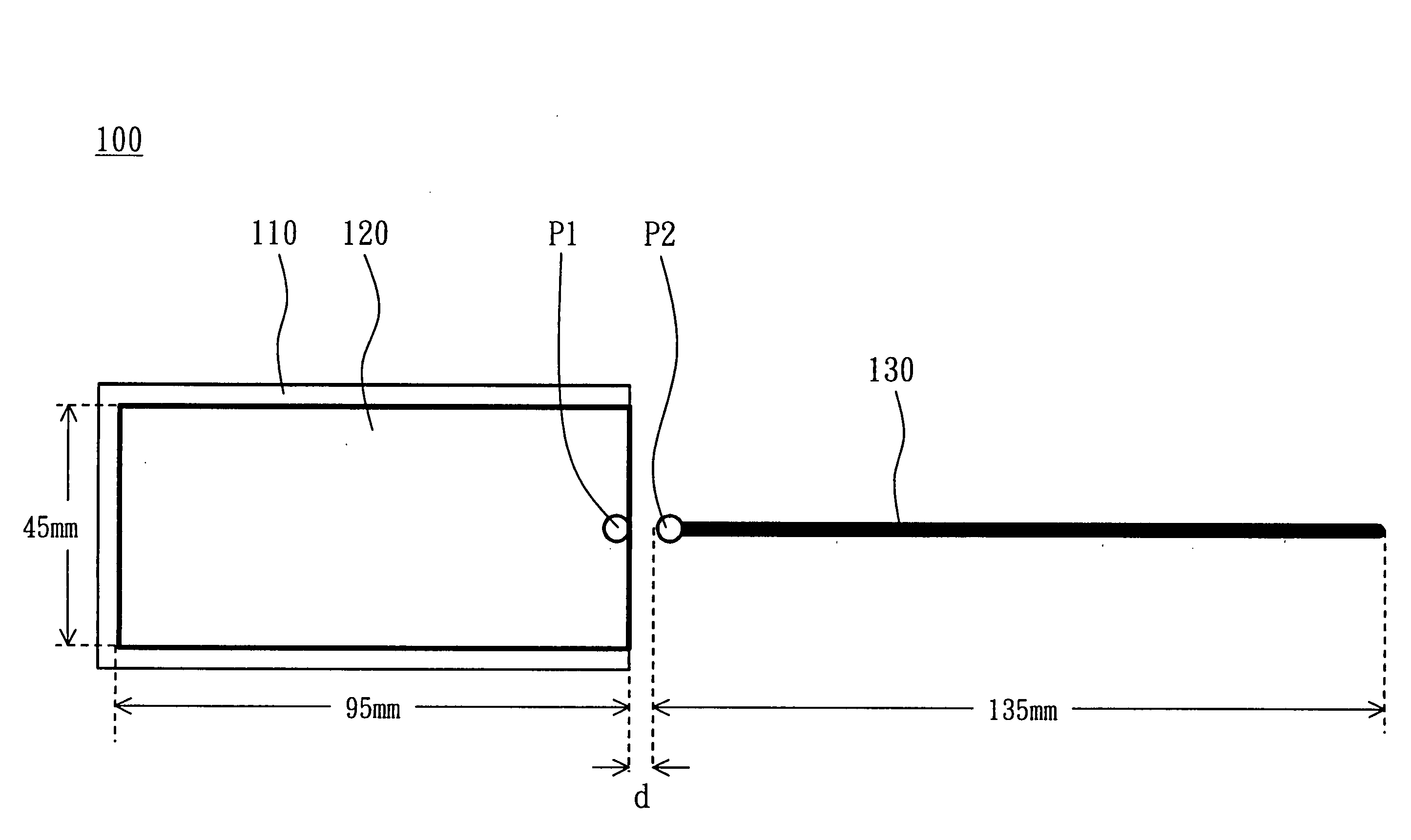 Dipole antenna and electronic apparatus using the same