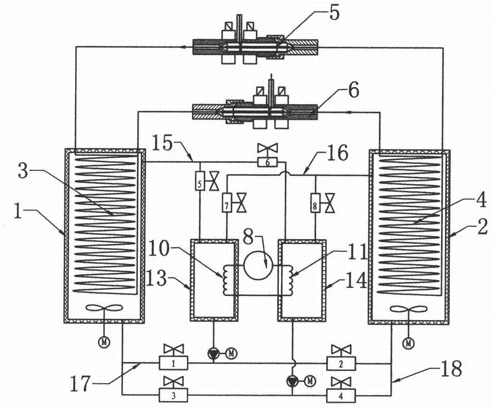 Thermal expansion type ultrahigh-pressure energy conservation device