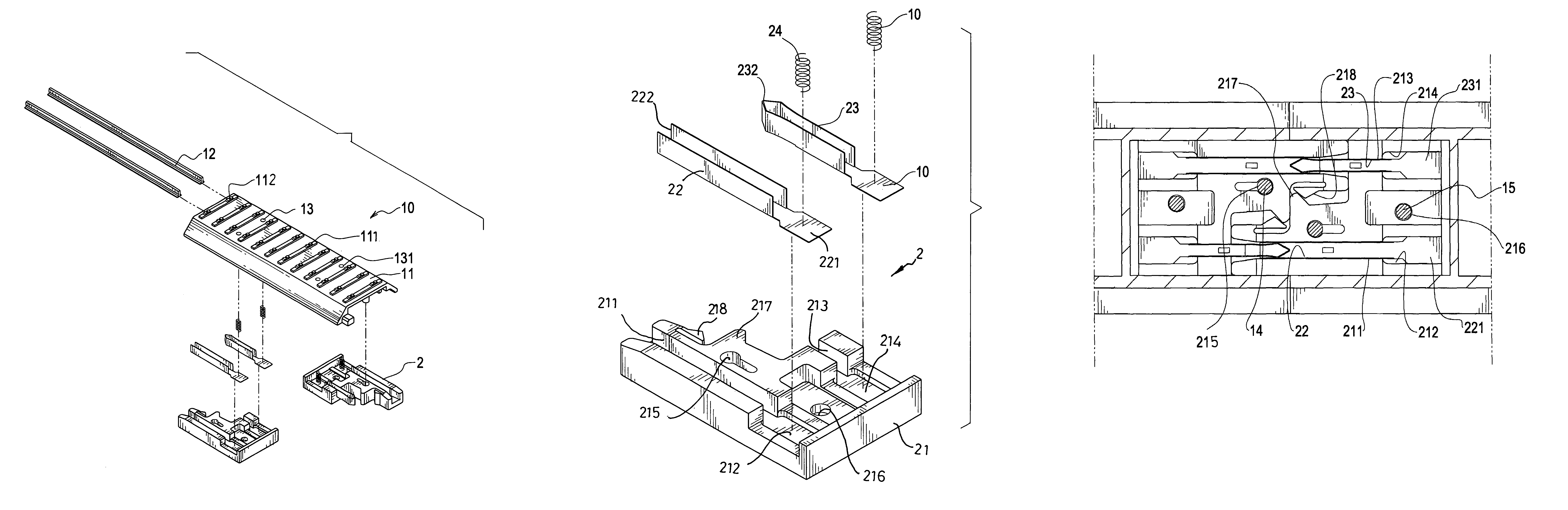 Track assembly for track-guided toy vehicles