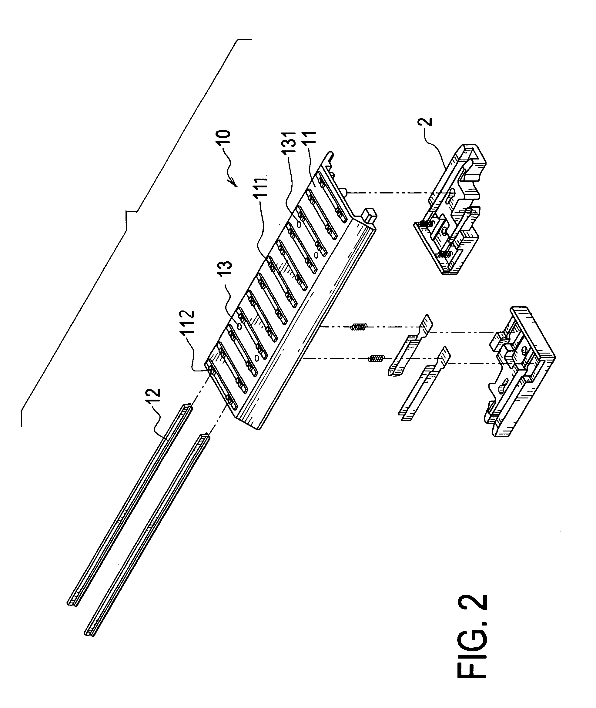 Track assembly for track-guided toy vehicles