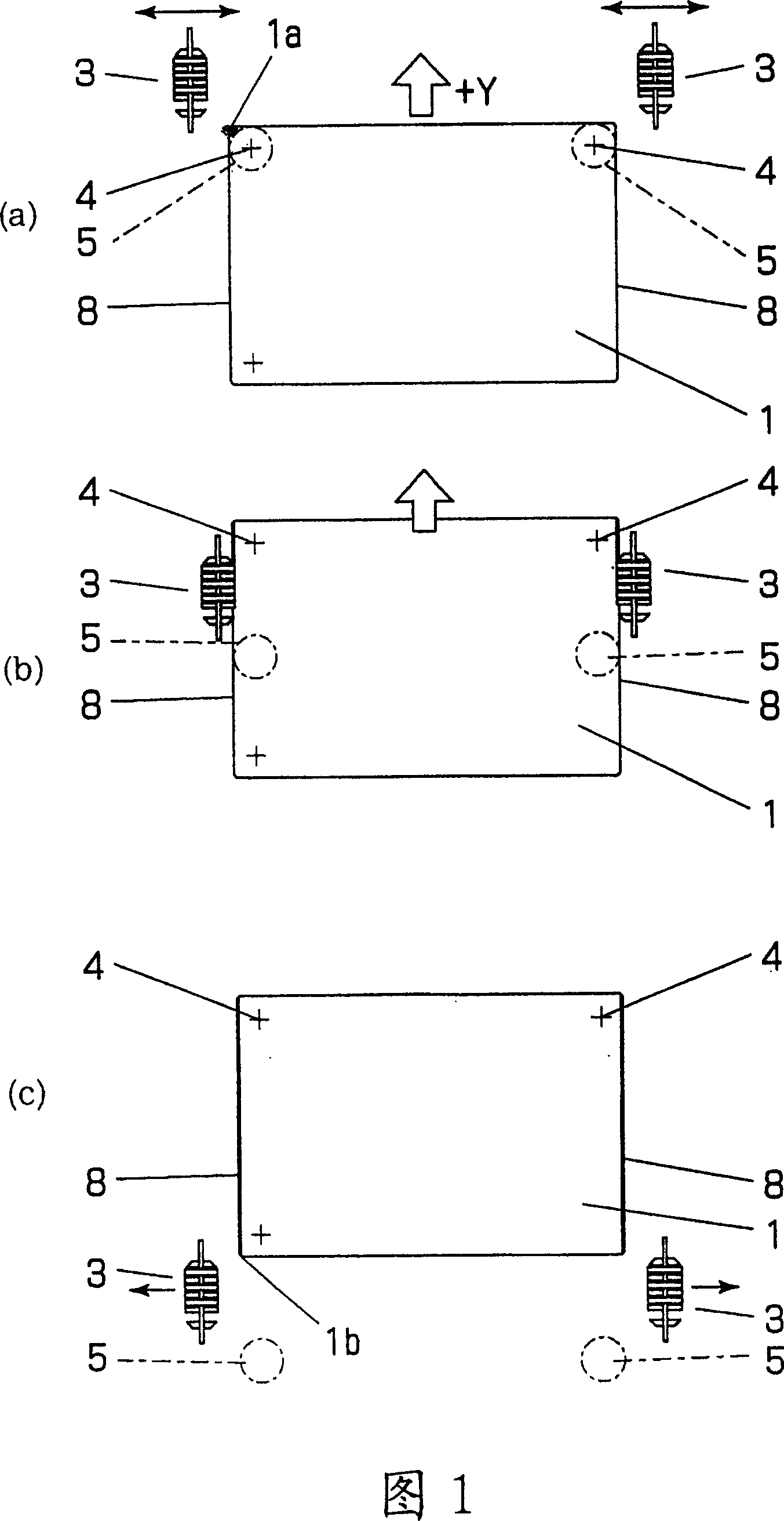 Methods of measuring and compensating cutting size on chamfering machine of sheet material