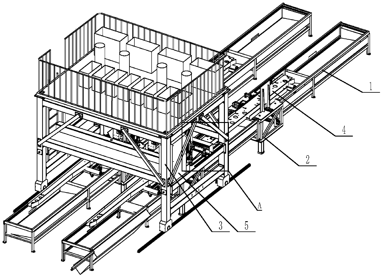 Full-automatic welding machine for automotive frame