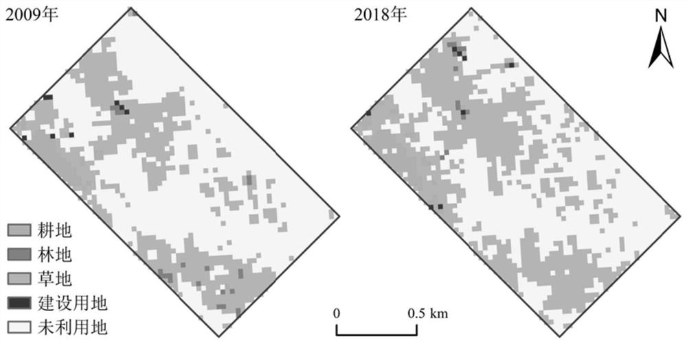 Landscape connectivity acquisition method and system supporting two-way change of habitat