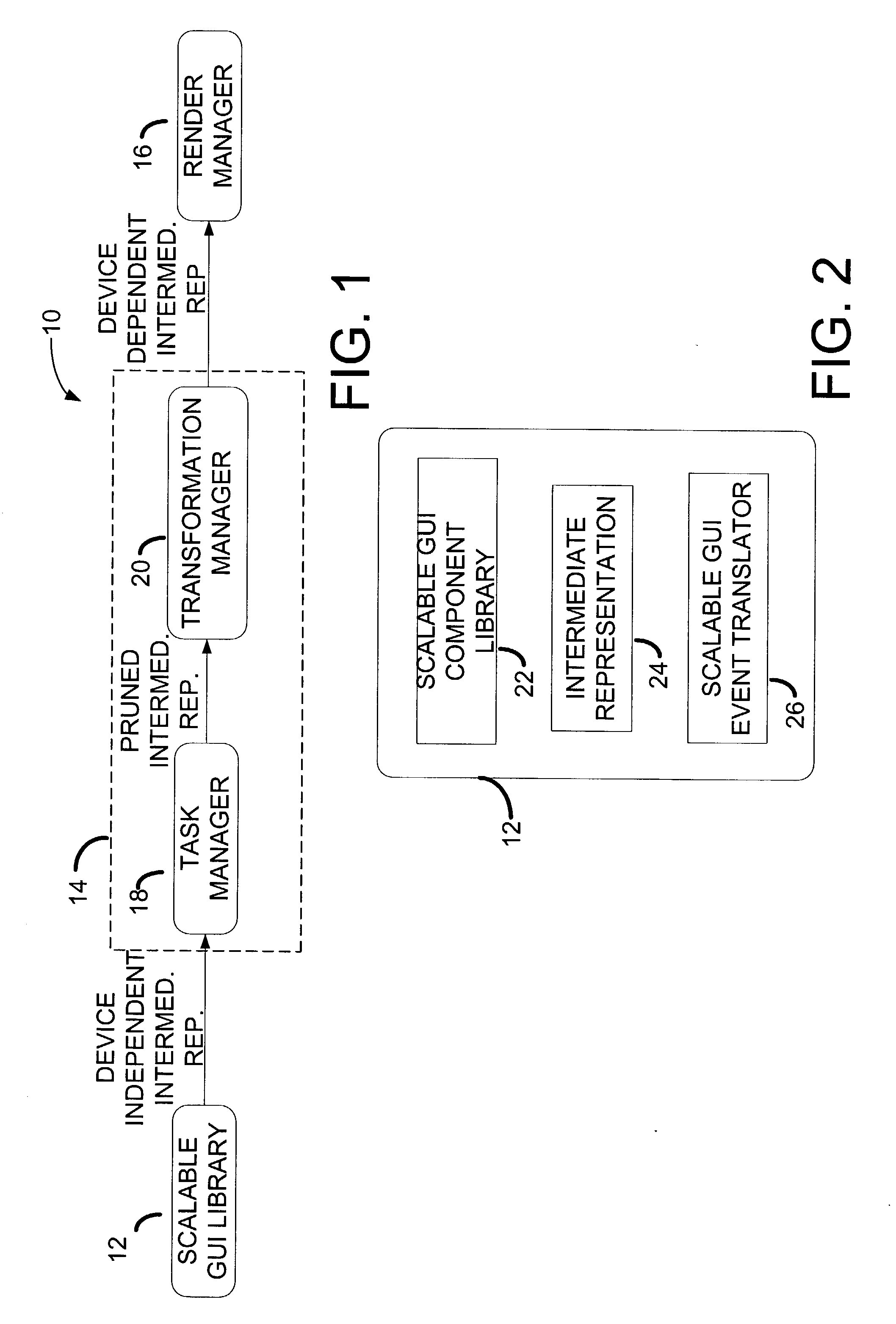 Running state migration of platform specific graphical user interface widgets between heterogeneous device platforms